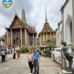 SkyNomad clients at the Grand Palace in Bangkok, Thailand