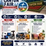140th Canton Fair information showing the three phases and product categories