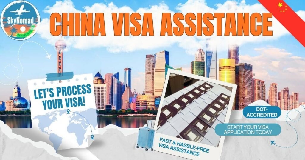 China visa assistance service by SkyNomad Travel and Tours