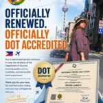SkyNomad Travel and Tours Department of Tourism accreditation certificate