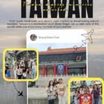 SkyNomad clients visiting temples and night markets on a Taiwan group tour